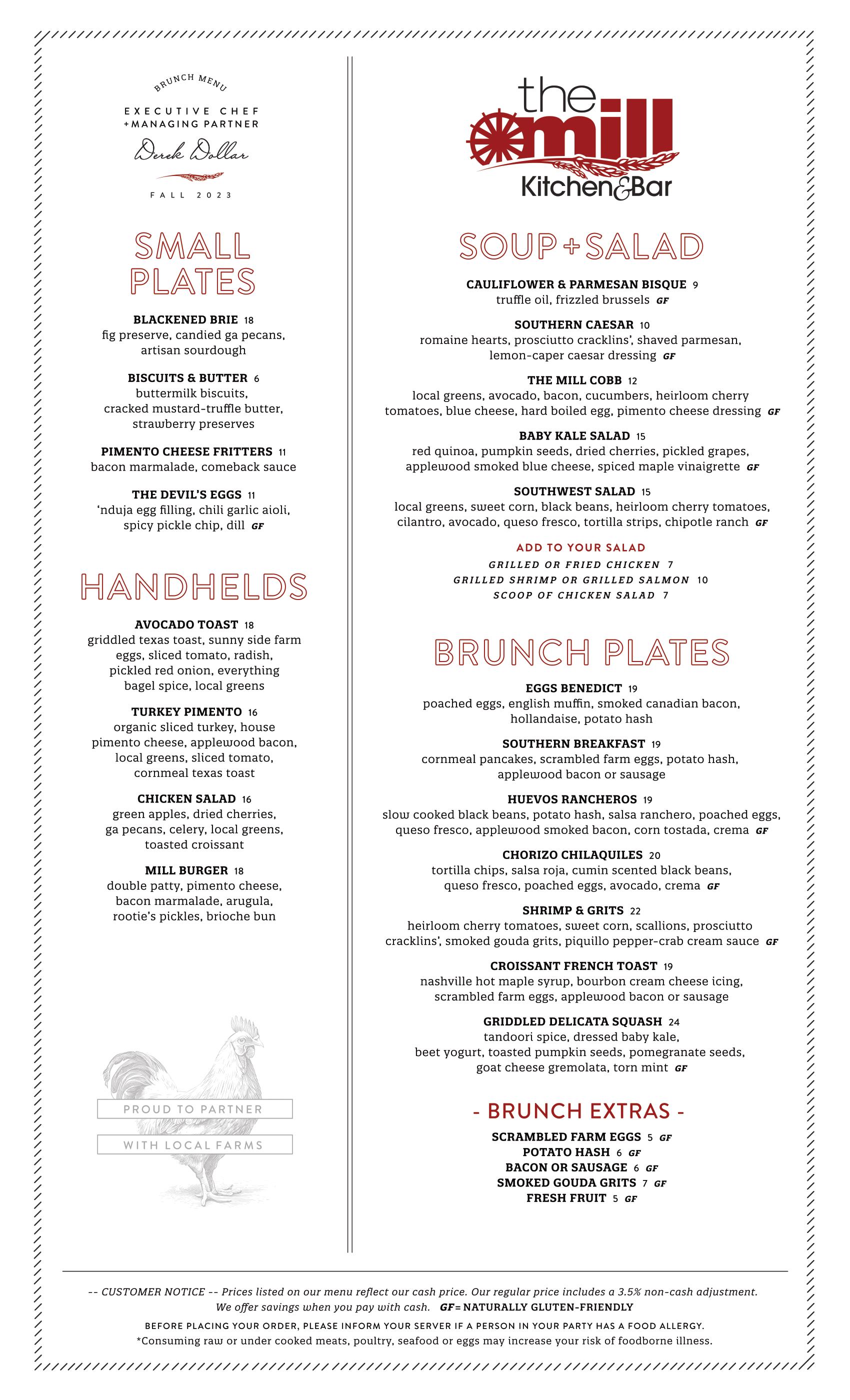 Weekend Brunch Roswell The Mill Kitchen & Bar